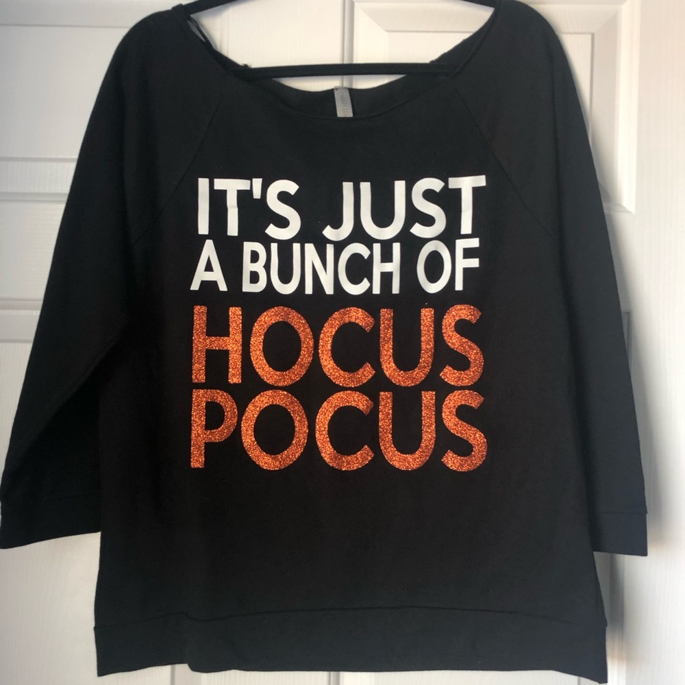 NWOT Halloween “Hocus Picts” sweater